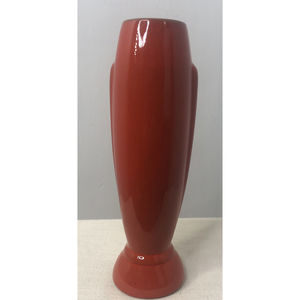 Red Orange Brown 8.5" Vintage Frankoma Vase #43 Torpedo Crocus Vase Mid Century